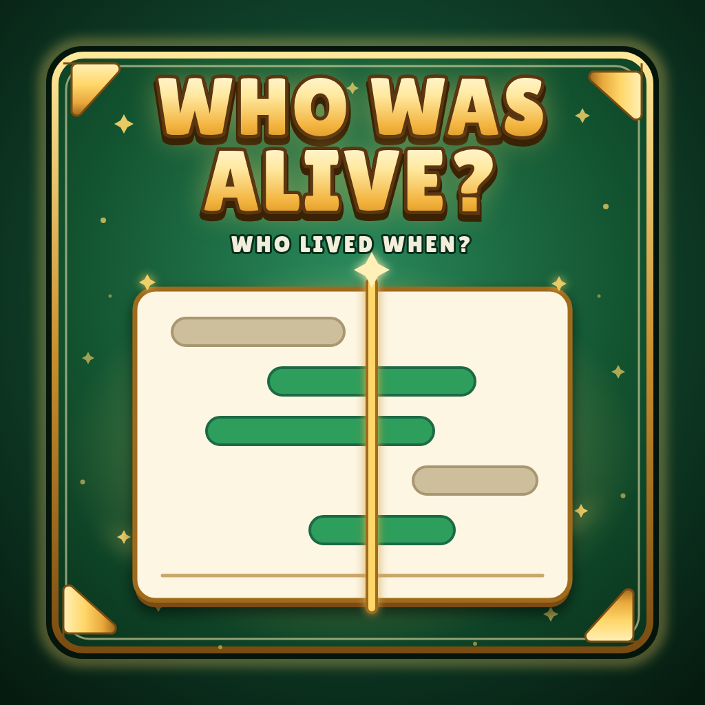 Who Was Alive? Logo
